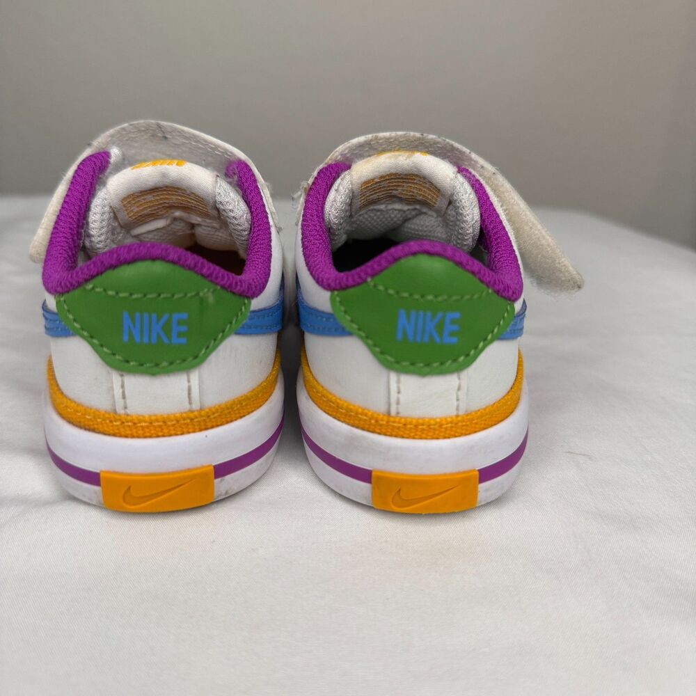 Nike Court Legacy Baby/Toddler Shoes Color: Summit White Blue - Picture 5 of 9